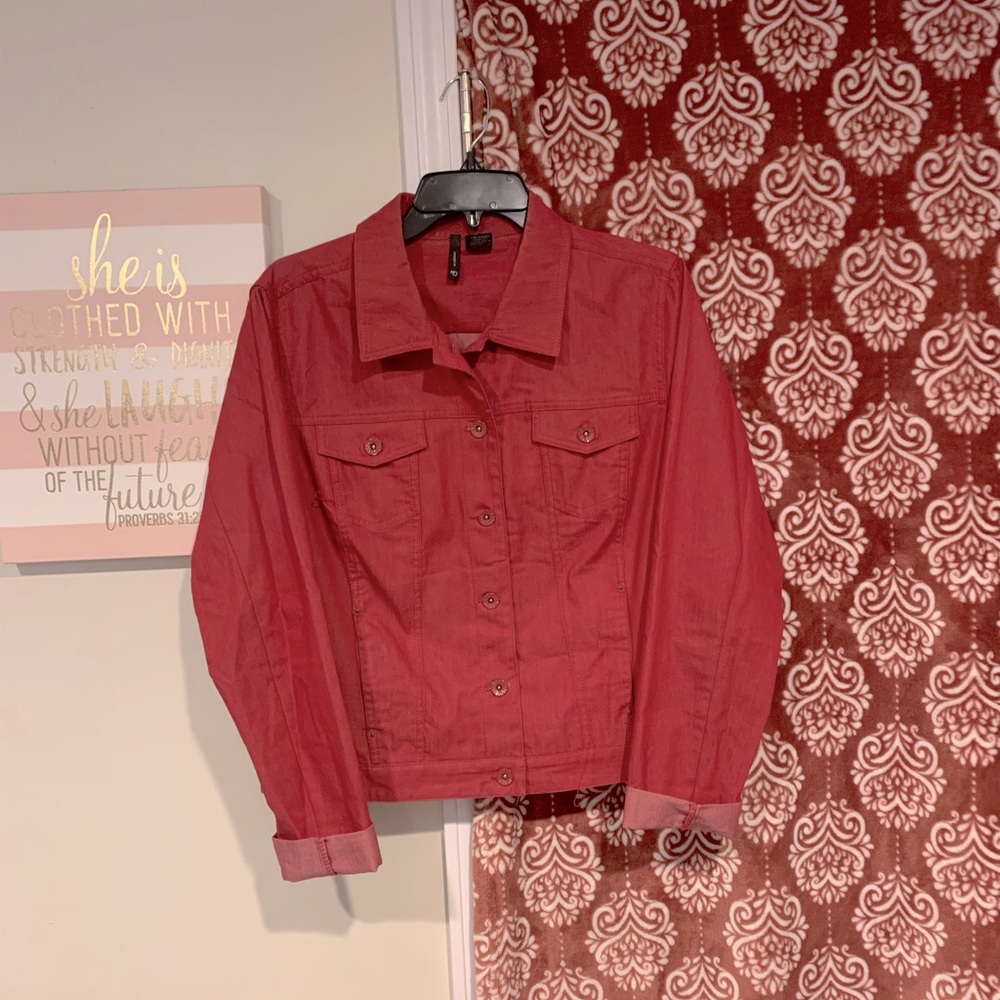 Red “Jean” Jacket ❤️